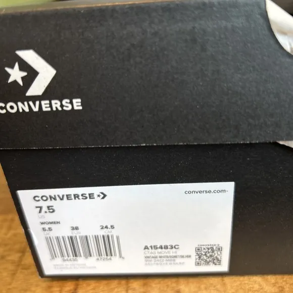 Converse Women's Chuck Taylor All Star Move Platform Floral Sneakers Shoes Sz7.5