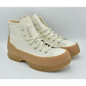 Converse Womens Size 10 Lugged Winter 2.0 All Star Hi Egret White Shoes Sneakers