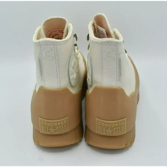 Converse Womens Size 10 Lugged Winter 2.0 All Star Hi Egret White Shoes Sneakers