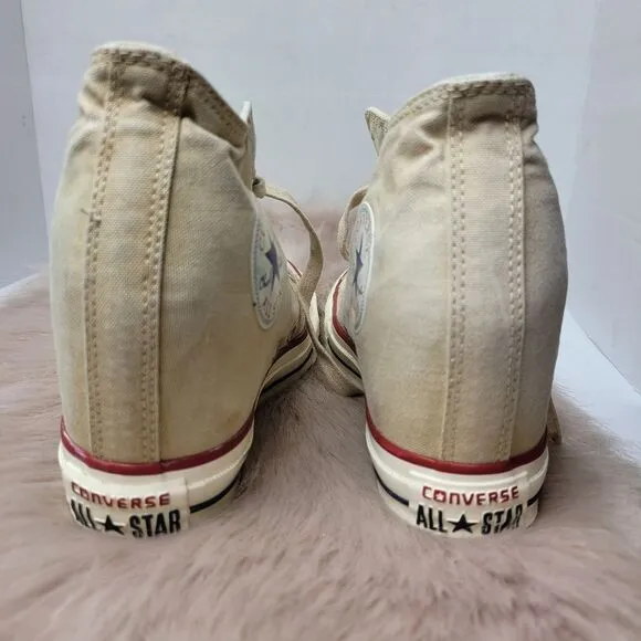 Converse Chuck Taylor All Star Lux Mid Hidden Wedge Sneaker Shoes Size8