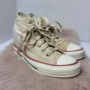 Converse Chuck Taylor All Star Lux Mid Hidden Wedge Sneaker Shoes Size8