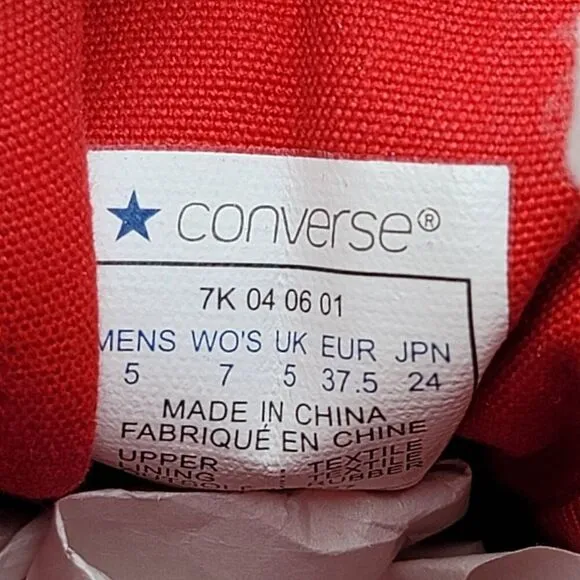 Converse chuck Taylor all Star - Men's shoes - Size 5 And  Women's shoes - Size