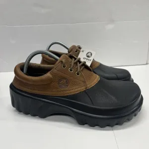 CROCS AXLE ISLANDER M9/W11 All Terrain Leather Rubber Duck Shoes Low Top Men's 9