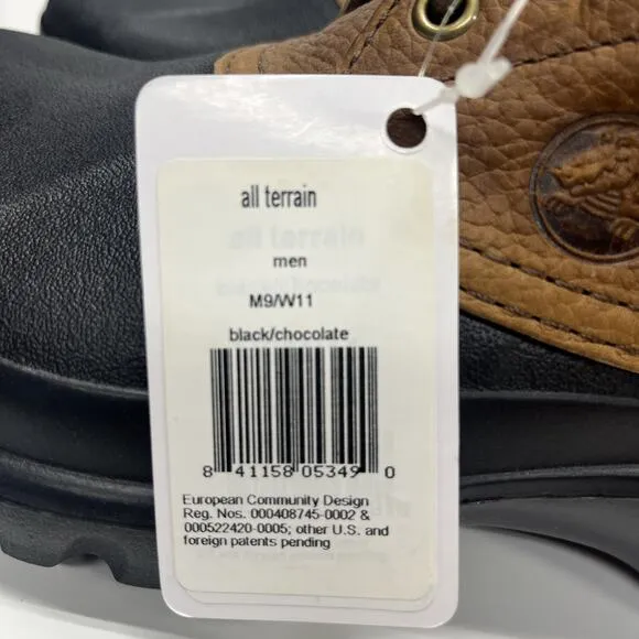 CROCS AXLE ISLANDER M9/W11 All Terrain Leather Rubber Duck Shoes Low Top Men's 9