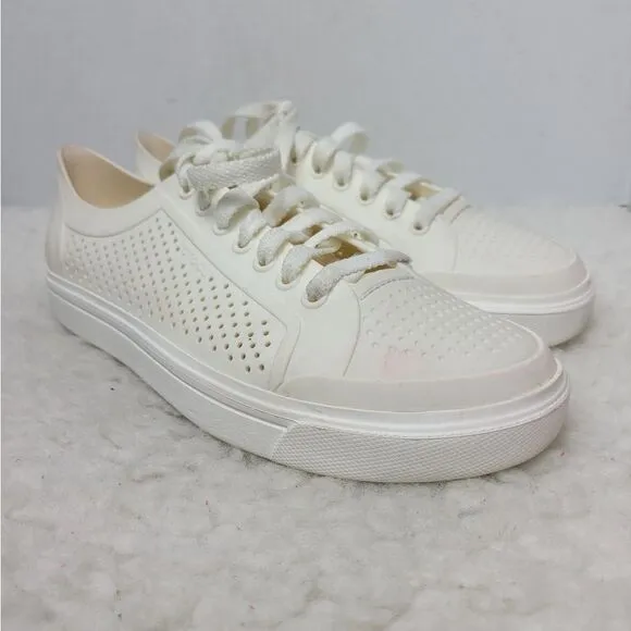 Crocs  Citilane Roka Court Shoes Men's Size 7 Breathable Casual White Sneakers
