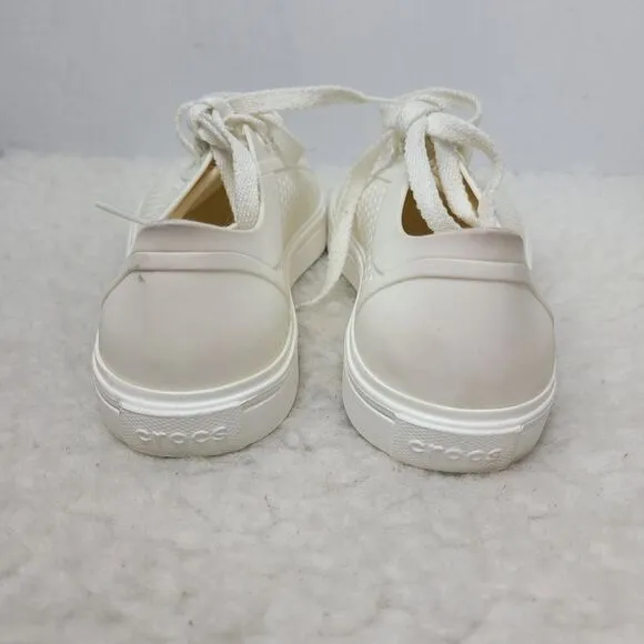Crocs  Citilane Roka Court Shoes Men's Size 7 Breathable Casual White Sneakers