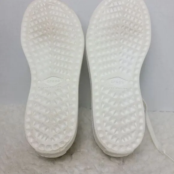 Crocs  Citilane Roka Court Shoes Men's Size 7 Breathable Casual White Sneakers