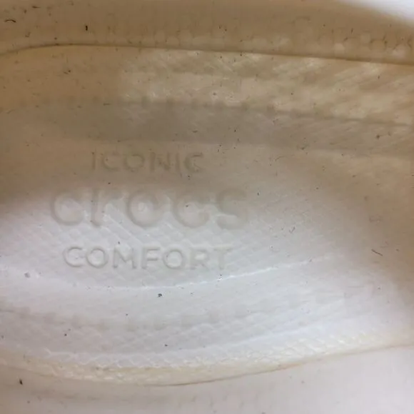 Crocs  Citilane Roka Court Shoes Men's Size 7 Breathable Casual White Sneakers