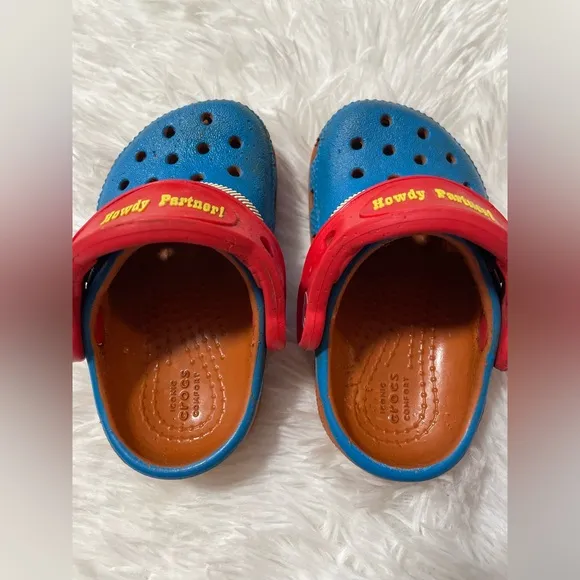 Crocs Toddler Unisex 4 Pixar Howdy Partner Woody Clog Toy Story Shoes Disney