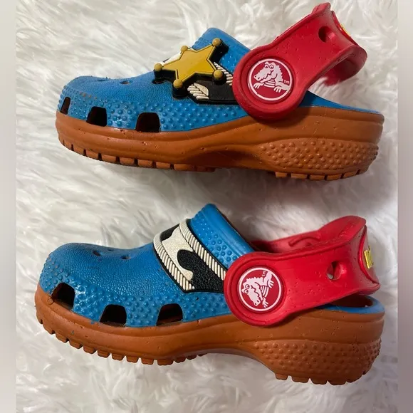 Crocs Toddler Unisex 4 Pixar Howdy Partner Woody Clog Toy Story Shoes Disney