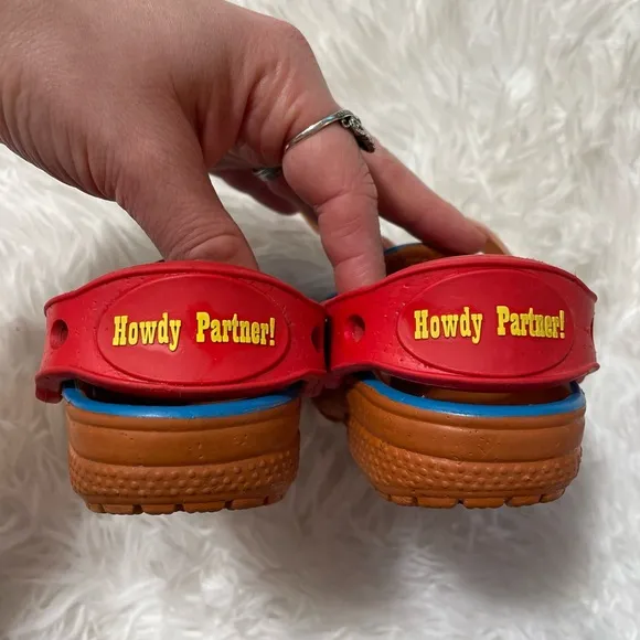 Crocs Toddler Unisex 4 Pixar Howdy Partner Woody Clog Toy Story Shoes Disney