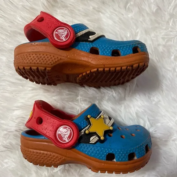 Crocs Toddler Unisex 4 Pixar Howdy Partner Woody Clog Toy Story Shoes Disney