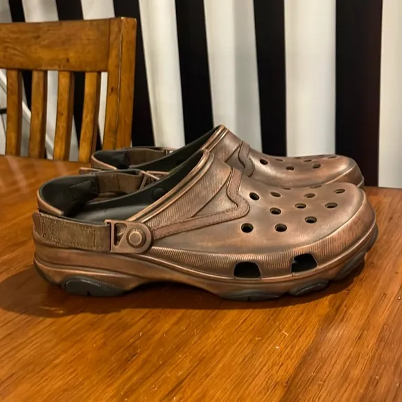 Crocs x Huckberry Western All Terrain Clogs shoes brown Mens Size 9 / Womens 11