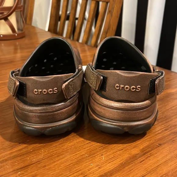 Crocs x Huckberry Western All Terrain Clogs shoes brown Mens Size 9 / Womens 11