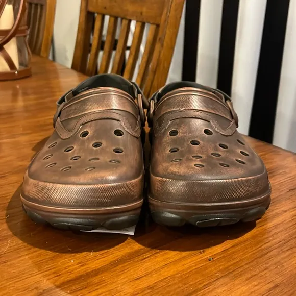 Crocs x Huckberry Western All Terrain Clogs shoes brown Mens Size 9 / Womens 11