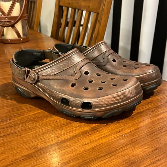 Crocs x Huckberry Western All Terrain Clogs shoes brown Mens Size 9 / Womens 11