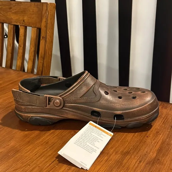 Crocs x Huckberry Western All Terrain Clogs shoes brown Mens Size 9 / Womens 11