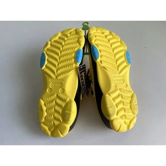 Crocs X PAC-MAN ALL-TERRAIN CLOG SHOES 209322-7C1 Only 2 Jibbitz Men's Sz 12 NEW