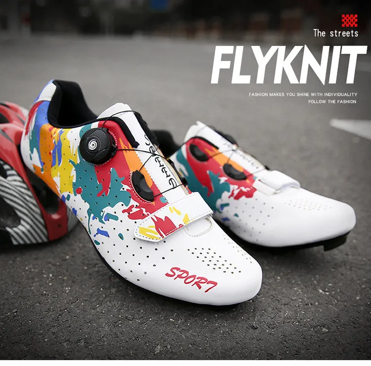 Cross-border New Arrival Road Lock Shoes Riding Shoes Men's And Women's Mountain Lock Shoes Cycling Shoes Outdoor Help Cycling Shoes
