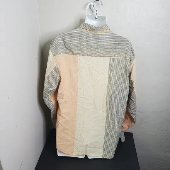 Cubavera Men's Long Sleeve Casual Button Down Shirt Size XL