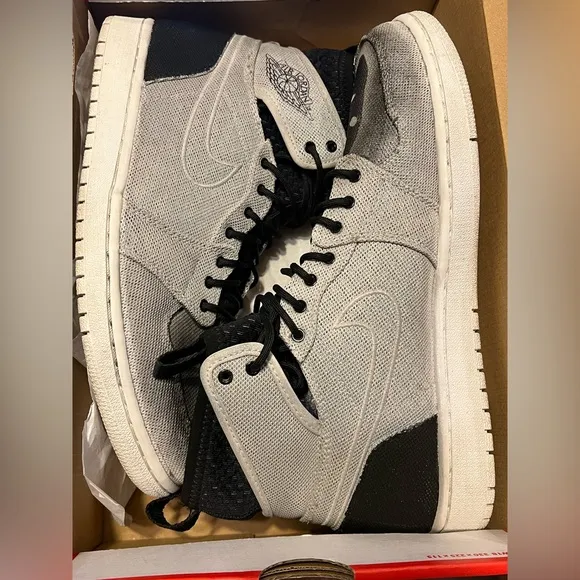 Custom Jordan One Ultra High White Gold Shoes
