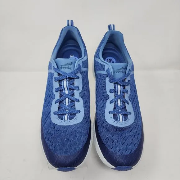 Dansko Running Shoes Womens 7 Blue Sky Trail Hiking Lace Up Gym Sneakers