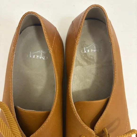 Dansko womens libbie oxford shoes MUSTARD size 38
