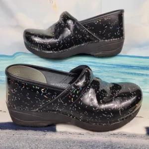 Dansko XP 2.0 Clogs Rainbow Confetti Womens 7.5-8 EUR38
