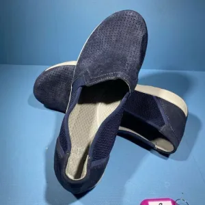 Dansko Women's Halle Navy Suede Slip On Shoes Size 39-8,5-9US Lightweight