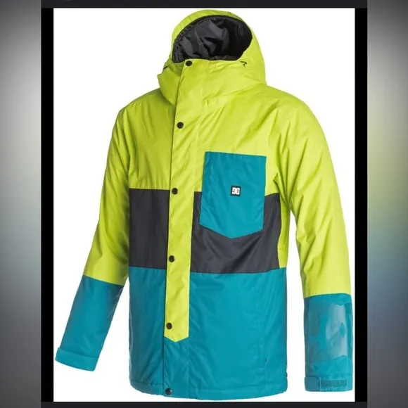 DC shoes defy youth  Two-Tone Jacket - Green and Blue