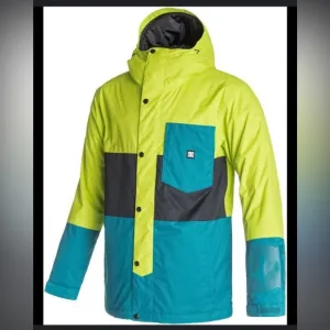 DC shoes defy youth  Two-Tone Jacket - Green and Blue