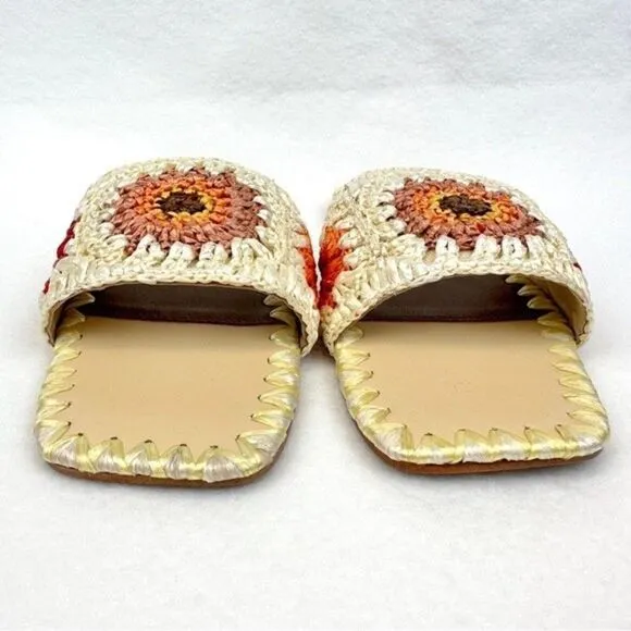 De Siena Pam Sandals Neutral Cream New in Box Handmade in Italy Anthropologie