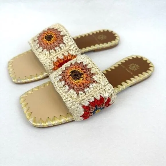 De Siena Pam Sandals Neutral Cream New in Box Handmade in Italy Anthropologie