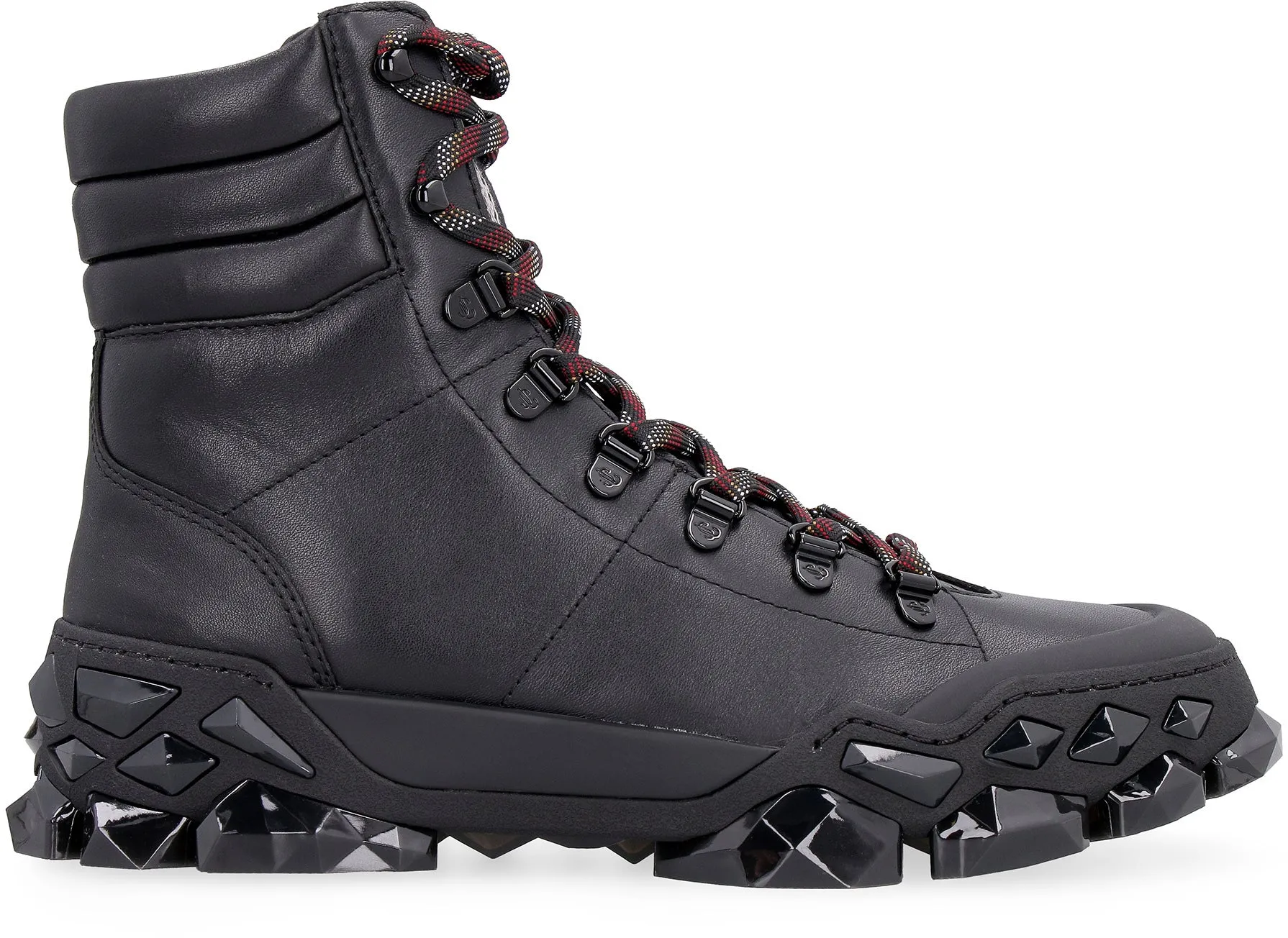 Diamond x Hike/F - Leather ankle boots
