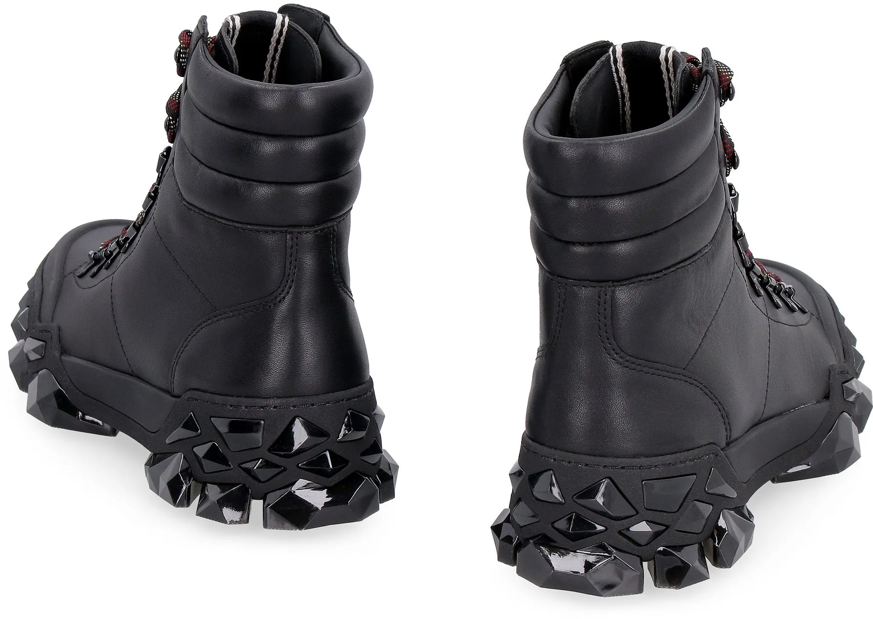 Diamond x Hike/F - Leather ankle boots