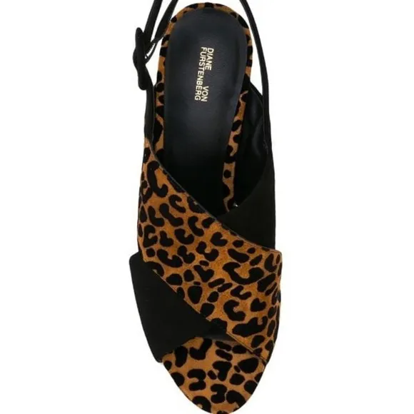 Diane Von Furstenberg leopard shoes