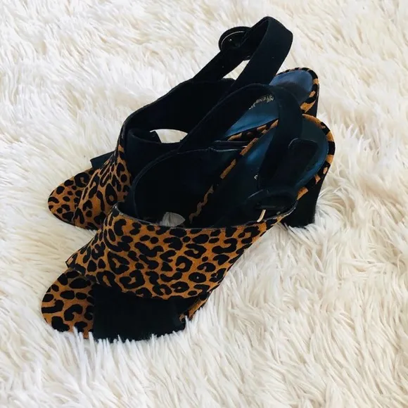 Diane Von Furstenberg leopard shoes
