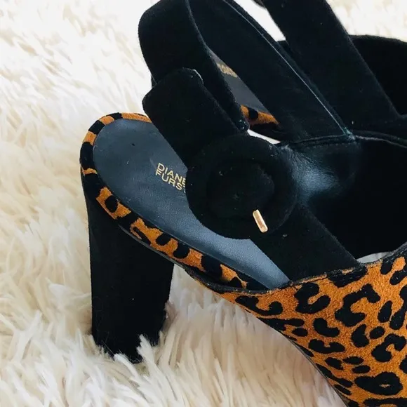 Diane Von Furstenberg leopard shoes
