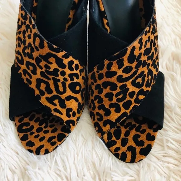 Diane Von Furstenberg leopard shoes