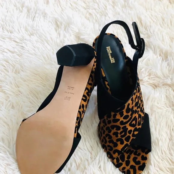 Diane Von Furstenberg leopard shoes