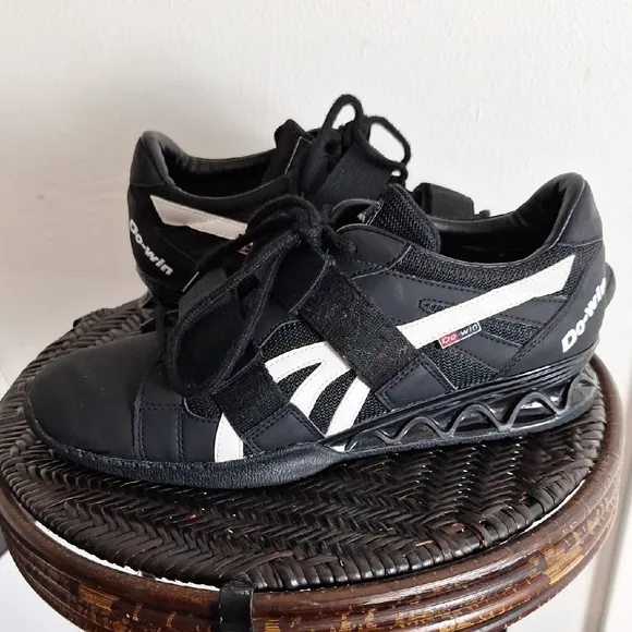 DO-WIN Weightlifting Powerlifting Squat Men’s Size 11.5 Shoes Black White