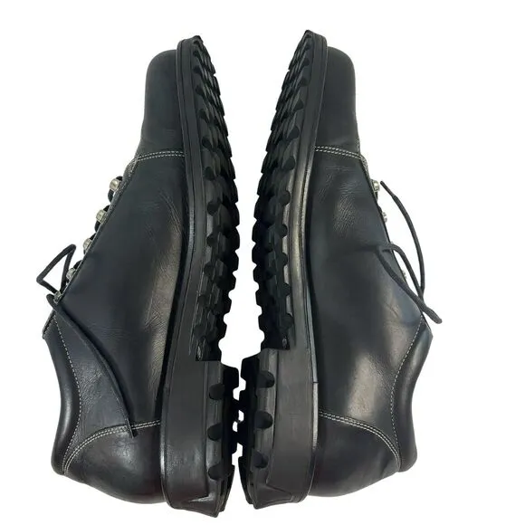 Donald J. Pliner Men's Black Uzziah Oxford Shoes Italian Leather Size 11…