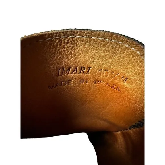 Donald Pliner Imari Black Leather Moccasin Driving‎ Loafer Size 10.5M S72-8