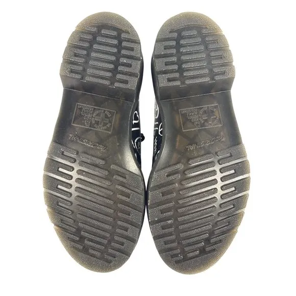 Dr. Martens 1461 Script Smooth Leather Oxford Shoes Size EU 37 US W 6 RARE!