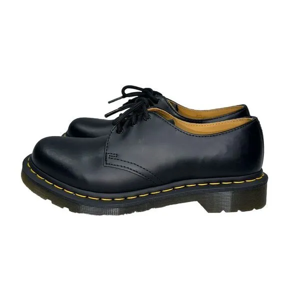 Dr. Martens AirWair Women's NWT Smooth Leather Oxford Shoes Black‎ #11837 Sz 9