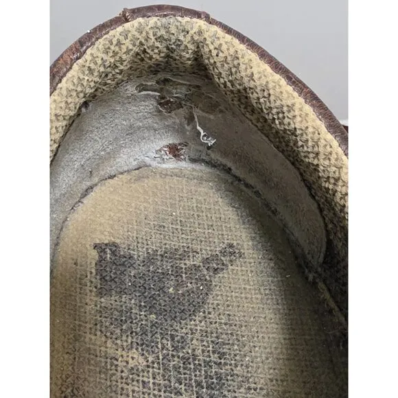 Dr. Martens Brown Leather Lace-Up Shoes Men's Size 12 Durable Casual Style