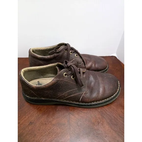Dr. Martens Brown Leather Lace-Up Shoes Men's Size 12 Durable Casual Style