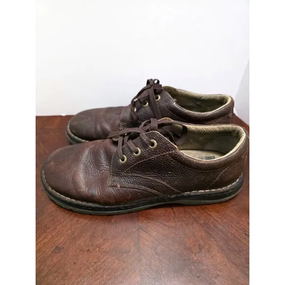 Dr. Martens Brown Leather Lace-Up Shoes Men's Size 12 Durable Casual Style