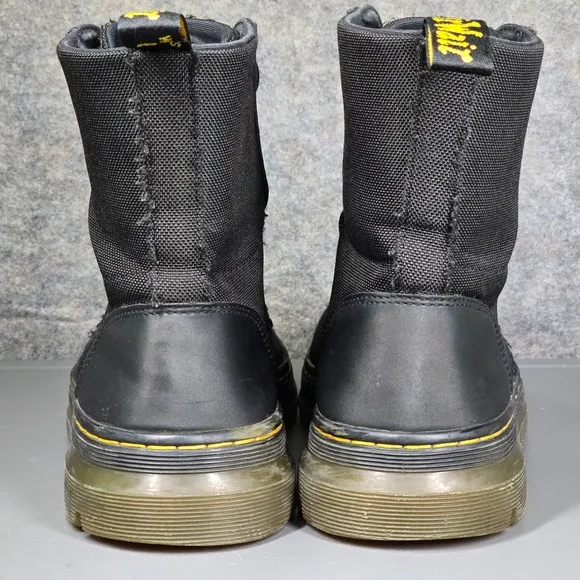 Dr. Martens Combs Poly Casual Combat Boots Ankle Lace Up Black AW004 Mens US 11