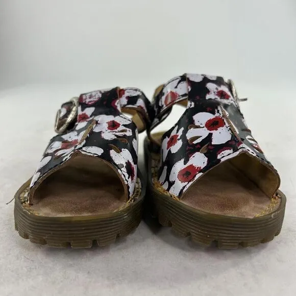 Dr. Martens Little Kids Floral Sandal US 8 Toddler's Buckle Summer Shoes